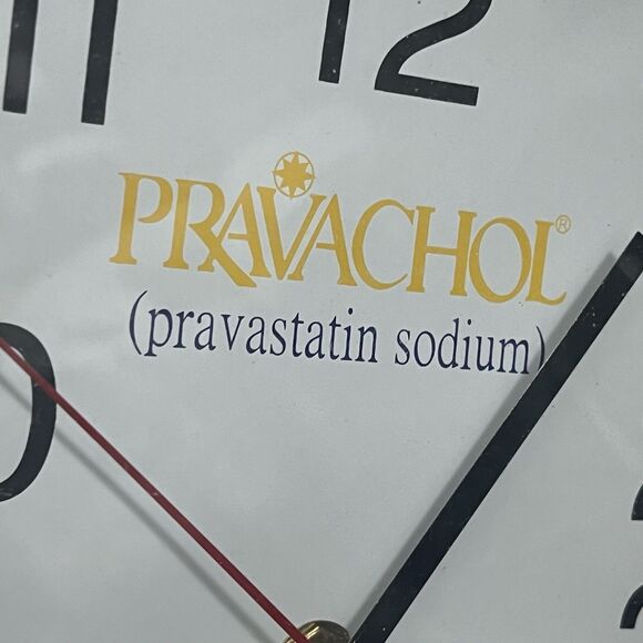 Pravachol Sodium Pharmacist Wall Clock RX Pharmaceutical Date Day Temperature - Picture 3 of 12